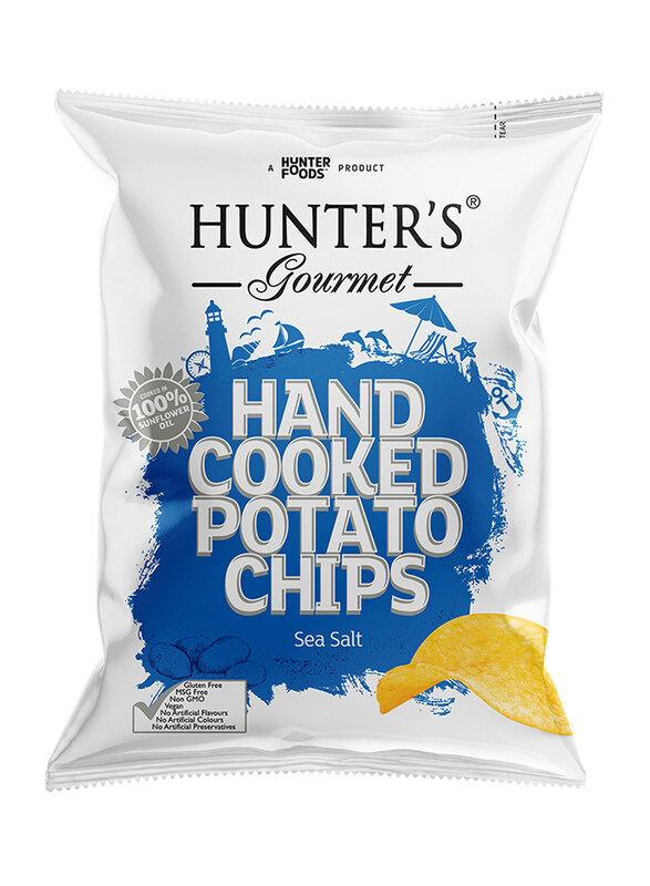 

Hunter's Gourmet Hand Cooked Potato Chips Sea Salt 125 g