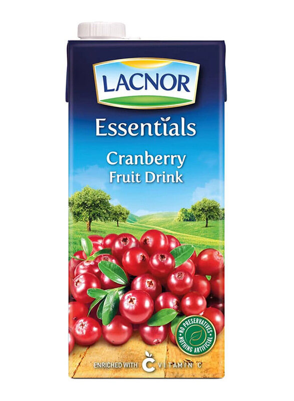 

Lacnor Essentials Cranberry Juice, 1L