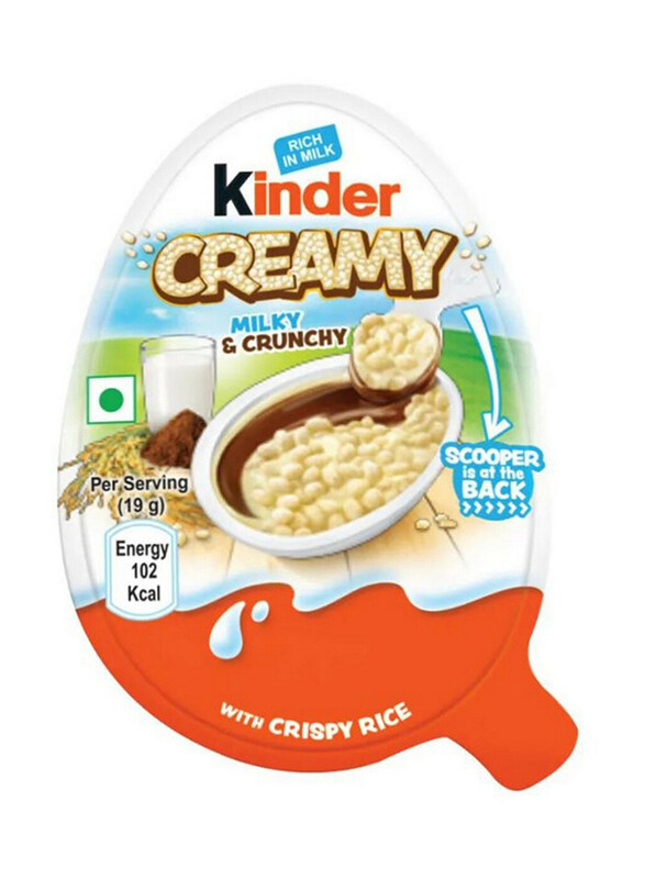 

Kinder Creamy Milky & Crunchy Crispy Rice 19 g