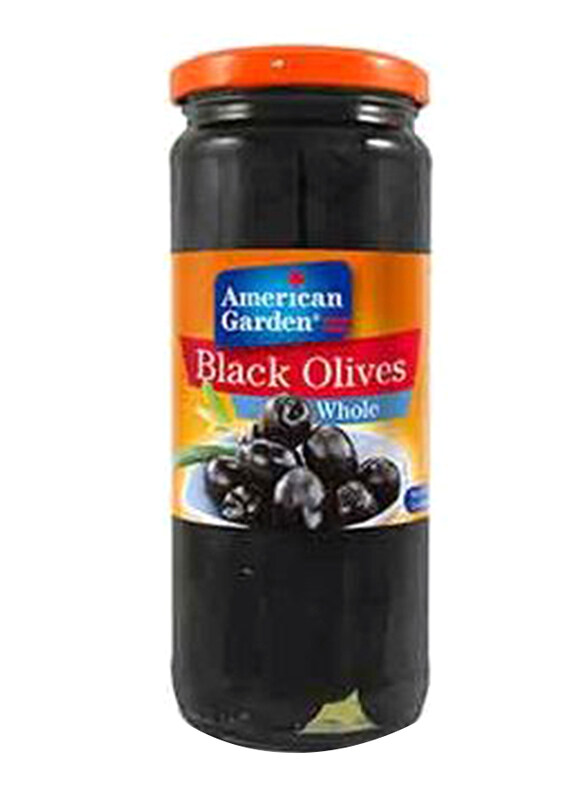 

American Garden Whole Black Olives 450 g
