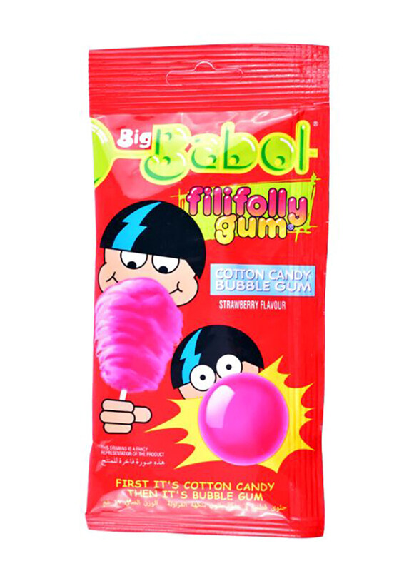 

Big Babol Chupa Chups Filifolly Strawberry Cotton Candy Gum 11g
