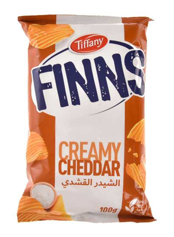 

Tiffany Finns Creamy Cheddar Chips, 100g