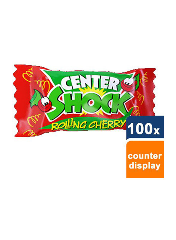 

Chupa Chups Center Shock Rolling Cherry 100 Pcs x 4g