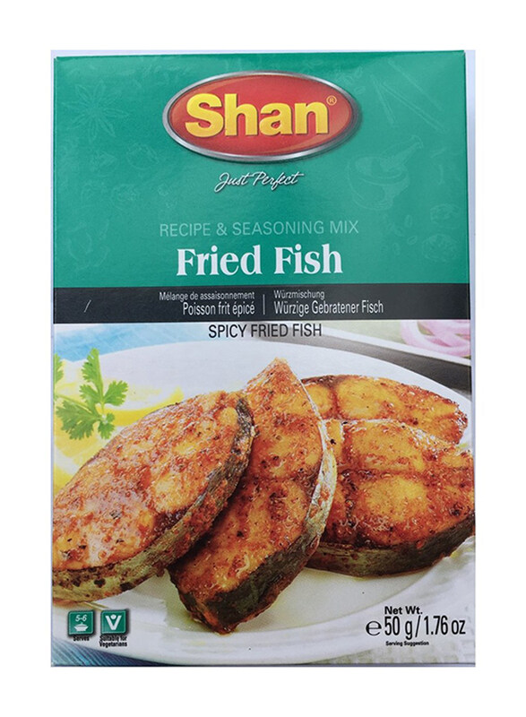 

Shan Fried Fish Masala Recipe and Seasoning Mix - 50 g