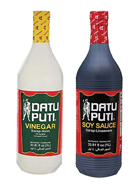 

Datu Puti Soy Sauce 1 L + Vinegar 1 L Value Pack