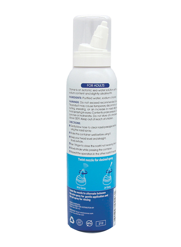 Otomar Daily Hygiene Nasal Spray for Adult, 2 Pack x 125ml