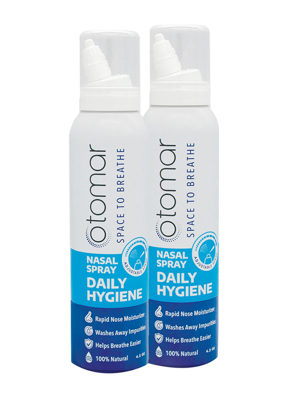 Otomar Daily Hygiene Nasal Spray for Adult, 2 Pack x 125ml