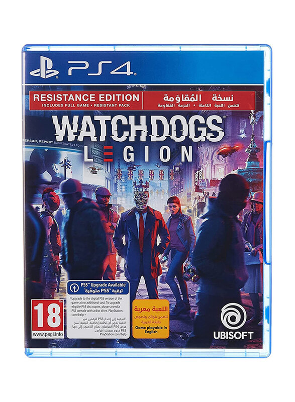 

Watch Dogs Legion Resistance Edition UAE Version Video Game for PlayStation 4 (PS4) by Ubisoft