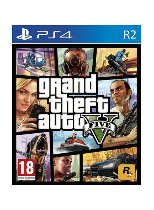 Grand Theft Auto V - R2 (Intl Version) for PlayStation 4 (PS4)/PlayStation 5 (PS5) by Rockstar Games