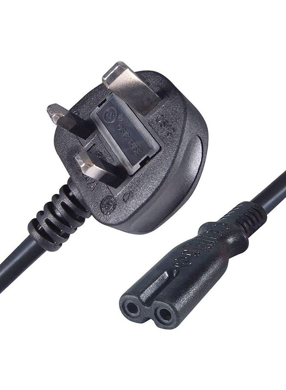

AMJ 3-Pin UK Power Cord Cable for PlayStation PS4, Black