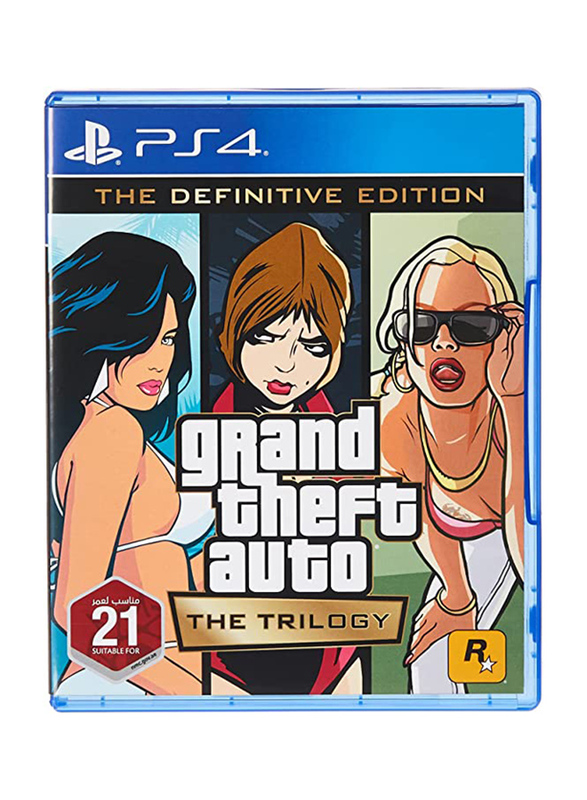 

Grand Theft Auto Trilogy: The Definitive Edition Video Game for PlayStation 4 (PS4) by Rockstar Games