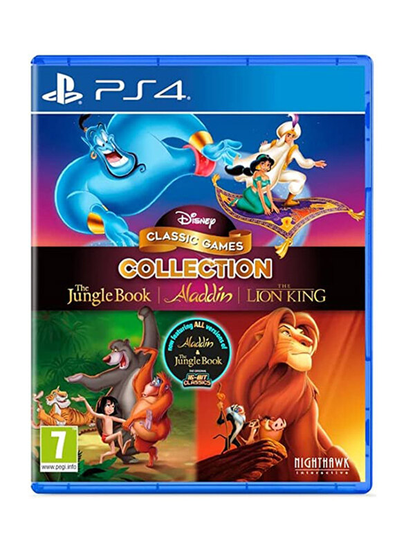 

Disney Classic Games Collection with The Jungle Book, Alladin and Lion King Video Game for PlayStation 4 (PS4) by Nighthawk Interactive