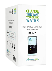 WaterClub Primo Hot & Cold Table Water Filter Dispenser, 6L, FYT2105, White/Black