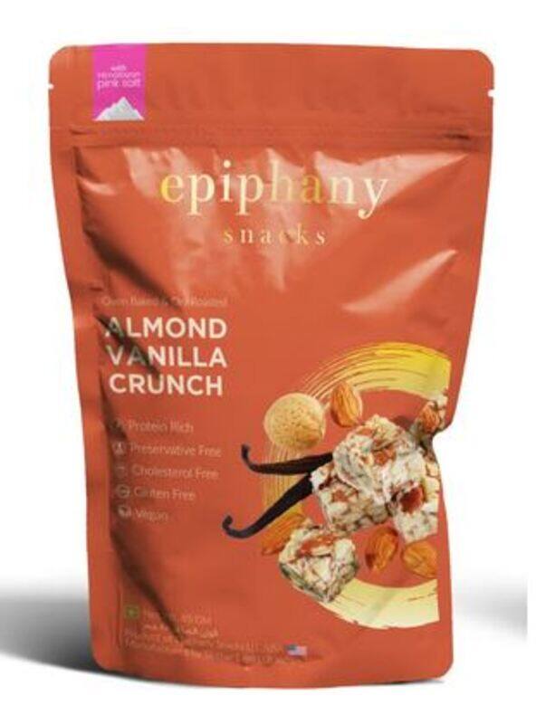 

Epiphany Snacks Almond Vanilla Crunch 85 gm