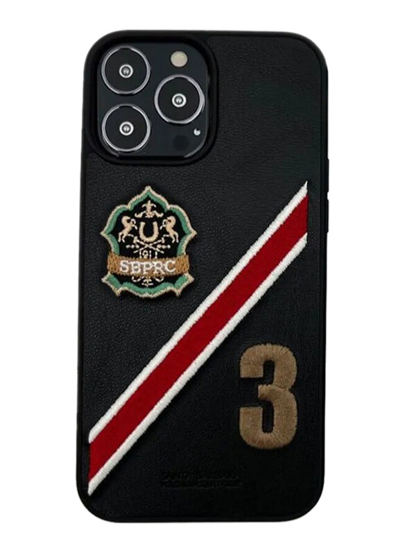 

Santa Barbara Polo & Racquet Club Apple iPhone 13 Pro Max (6.7 Inch) Third Series Mobile Phone Case Cover, Black