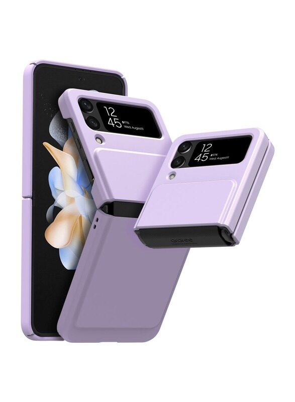 

araree AERO FLEX Hinge Protection Rugged Phone Case for Samsung Galaxy Z Flip4 - Lilac Purple