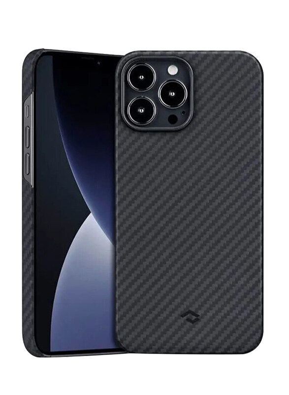 

Pitaka Apple iPhone 13 Pro Max Magnetic Mobile Phone Case Cover, Black/Grey