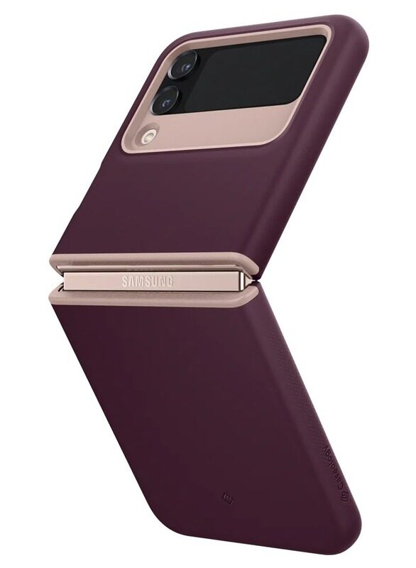 

Samsung Caseology Nano Pop Phone Case Compatible with Galaxy Z Flip 4 - Burgundy Bean