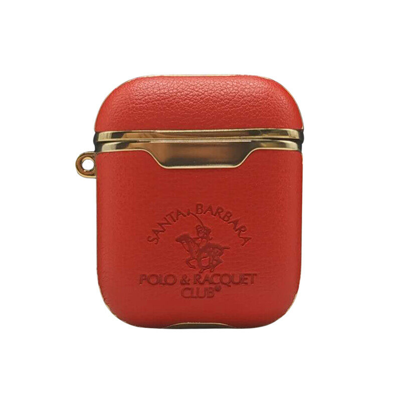 

Santa Barbara Polo & Racquet Amaury Series Protective Case Compatible with Apple Airpods 3 - Red