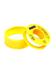 Teflon 20-Piece Thread Sealing Tape Set with 0.25g/cm2 Density, Yellow/White