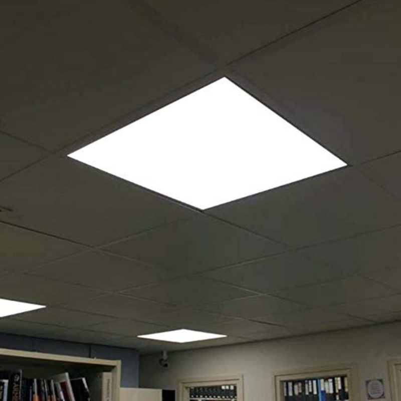 Smartplus Sister-A Square Aluminium LED Panel Ceiling Light, 60 x 60cm, 3000K, 60W, White