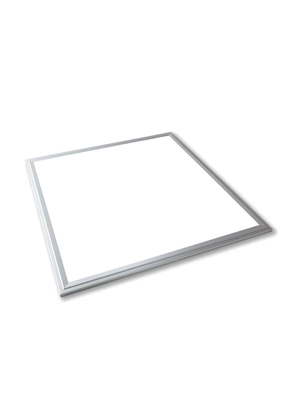Smartplus Sister-A Square Aluminium LED Panel Ceiling Light, 60 x 60cm, 3000K, 60W, White