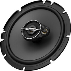 Pioneer TS-A1678S 320W Max/70W RMS 3-Way Speaker with Adapter, 6.5-Inch Diameter, Black