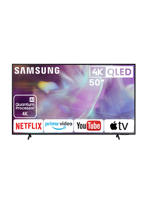 Samsung 50-Inch Q60A 4K Ultra HD QLED Smart TV, QA50Q60AAUXZN, Black