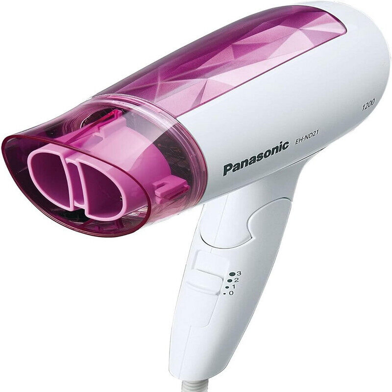 

Panasonic EH ND21 Hair Dryer 1200W Quick Compact Gentle Drying, White, EHND21