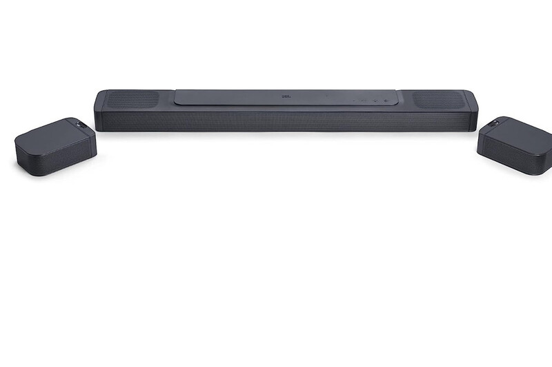 JBL Bar 800 5.1.2 Channel Soundbar with Detachable Speakers, Dolby Atmos Surround, PureVoice Technology, 720W Output Power, Built-In WiFi, Voice Assistant, 4K Vision - Black, JBLBAR800PROBLK