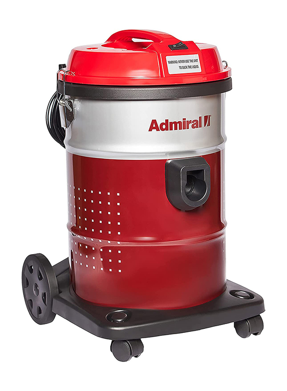 Admiral Drum Vacuum Cleaner with Anti-Bacterial Filter, 18L, 1600W, ADVD1816AC, Red