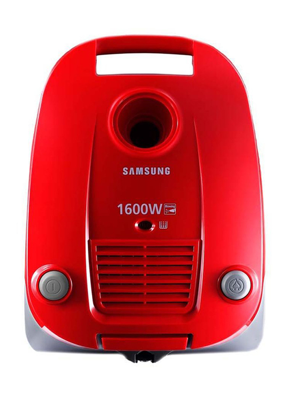 Samsung Canister Vacuum Cleaner, 3L, SC4130, Red/Grey/White