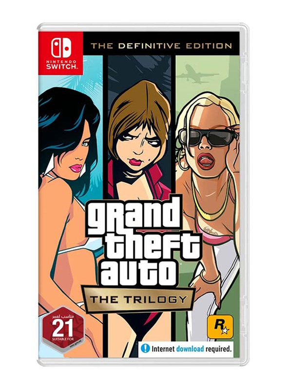 Grand Theft Auto Trilogy: The Definitive Edition (Intl Version) for Nintendo Switch by Rockstar Games