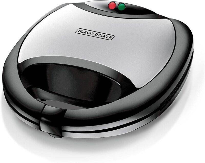 

Black+Decker 2 Slice Sandwich Maker, 750W, TS2000-B5, Black