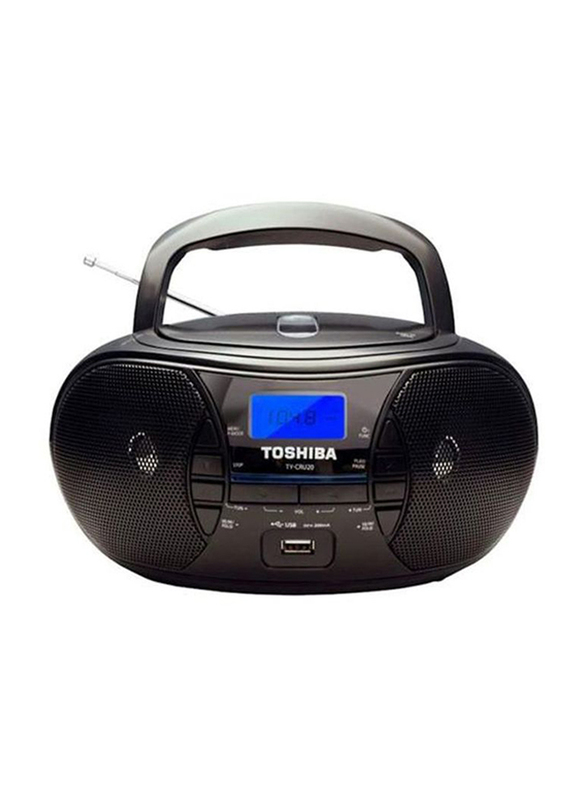 Toshiba Playback Music System, TY-CRU20, Black