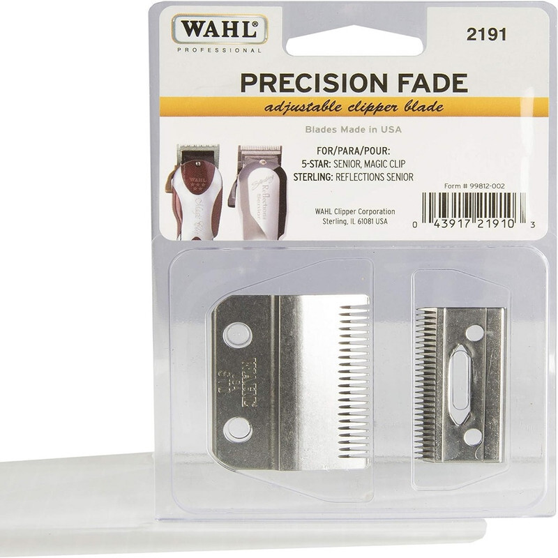 Wahl Professional Adjustable Clipper Blade set 2191  ,For 5 Star Senior, Magic Clip, and Reflections Senior , Includes Oil, Screws & Instructions