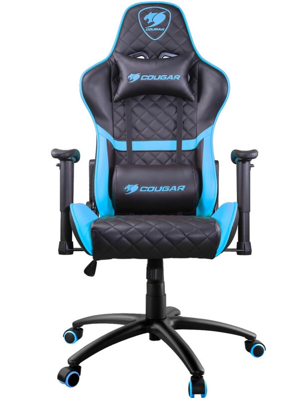 

Cougar Gaming Chair Armor One, Steel-Frame, Breathable Pvc Leather, 180° Recliner System, 120Kg Weight Capacity, 2D Adjustable Arm-Rest, Steel 5-Star