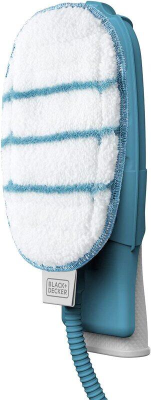 Black+Decker 2 Replacement SteaMitt Pads, FSHSMPA-XJ, White/Blue