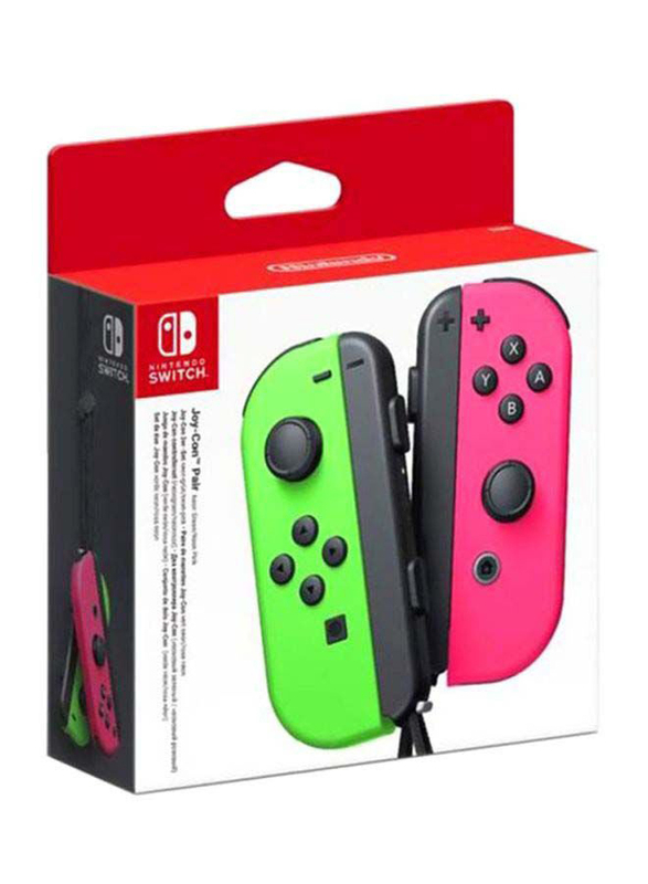 Nintendo Joy-Con Left and Right Controller for Nintendo Switch, Neon Pink/Neon Green