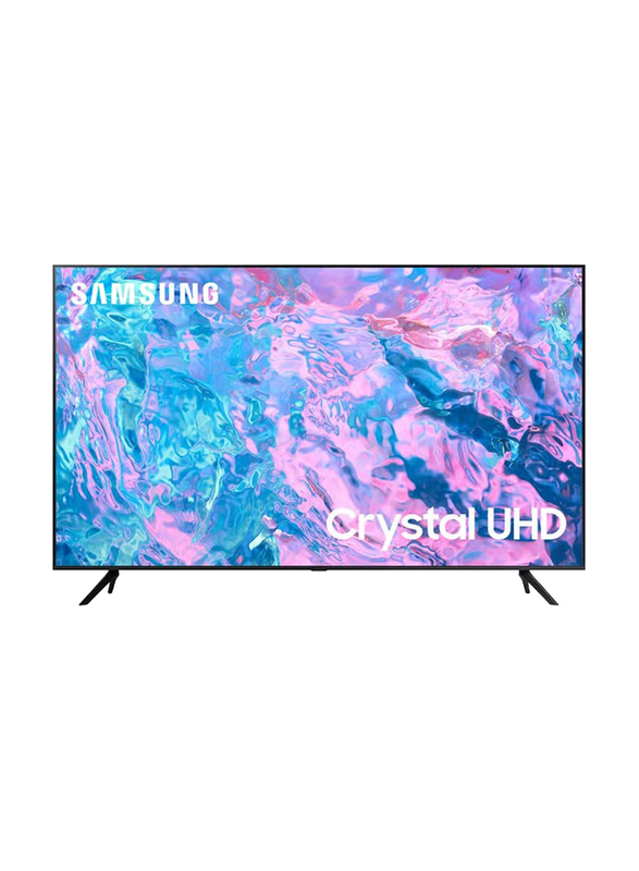Samsung 65-Inch Crystal 4K UHD Smart LED TV, 65CU7000, Black
