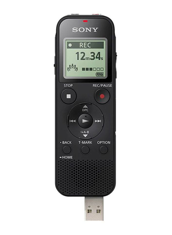 Sony Digital Voice Recorder, ICDPX470-D, Black
