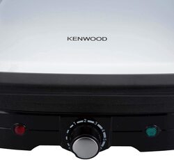 Kenwood Grill Panini Press with Variable Temperature, 1500W, HG367, Gloss Silver