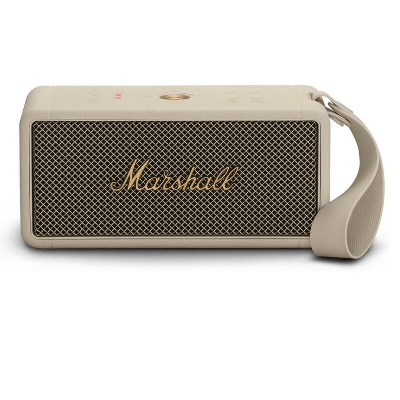Marshall Middleton Bluetooth Portable Speaker for Outdoor Adventures, 20+ hours of Wireless playtime, water resistant IP67 50W - Cream