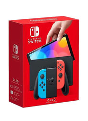 Nintendo Switch OLED Neon Joy-Con Console (Internatonal Version), Neon Blue & Red
