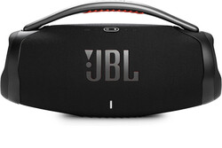 JBL Boombox 3 Portable Speaker, Massive Signature Pro Sound, Monstrous Bass, 24H Battery, IP67 Dust and Water Proof, Partyboost Enabled, Grip Handle, Bluetooth Streaming - Black, JBLBOOMBOX3BLK