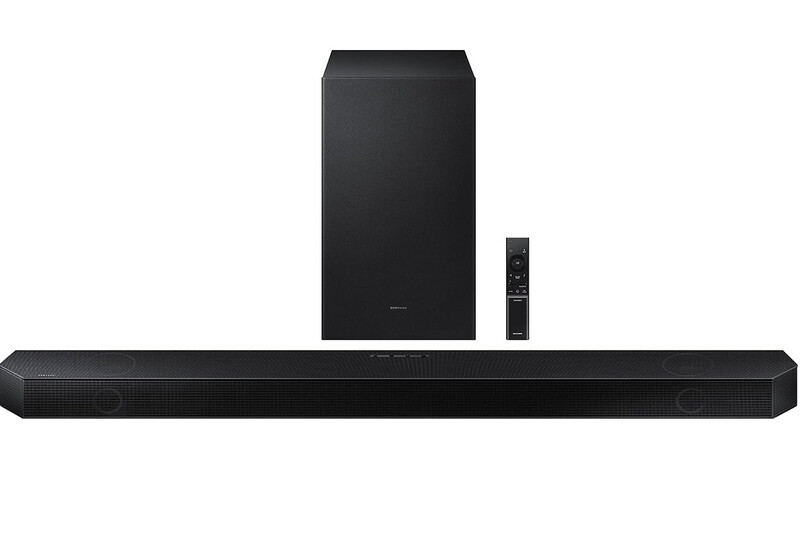 Samsung 3.1.2Ch Wireless Soundbar With Dolby Atmos/Dts:X 2 Up Firing Speakers In Built Subwoofer Bluetooth Connectivity Black HW-Q700B