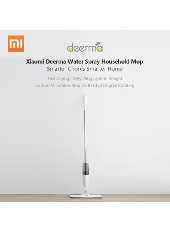 Deerma Mijia Water Spray Mop, White/Black