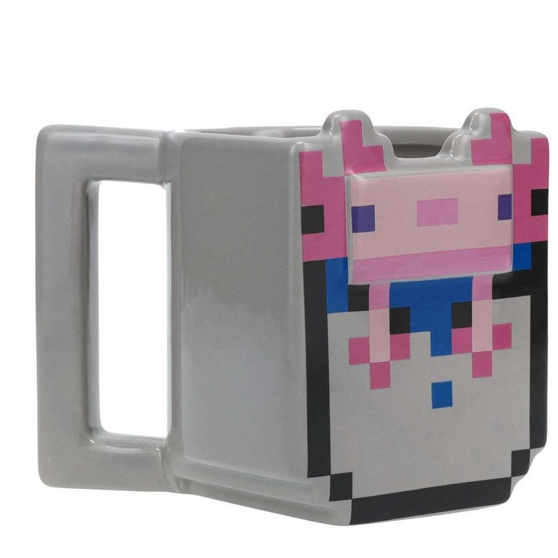 Paladone Minecraft Axolotl Shaped Mug Novelty Minecraft Merch 400Ml (13 Fl Oz)