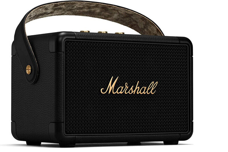 

Marshall Kilburn II Black N Brass Portable Bluetooth Speaker