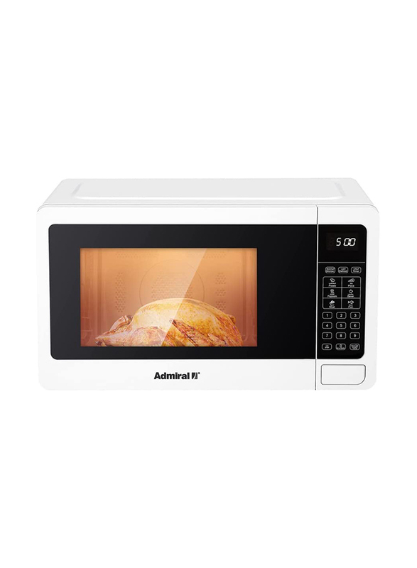 Admiral 20L Microwave Oven, 700W, ADMW20WSWP, White